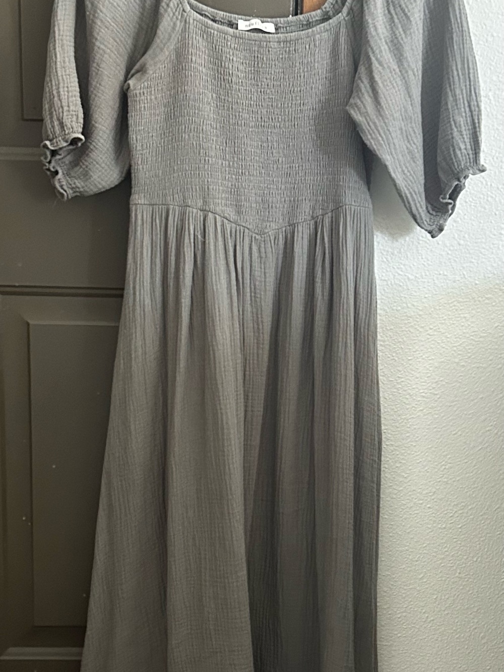 Neuflora Loveland Dress - Dusty Eucalyptus - Picture 2 of 3
